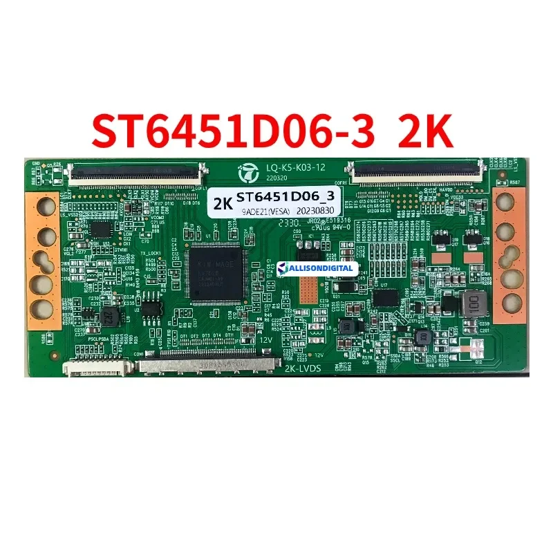 Carte T-Con ST6451D06-3 4K – Pour écran – Occasion