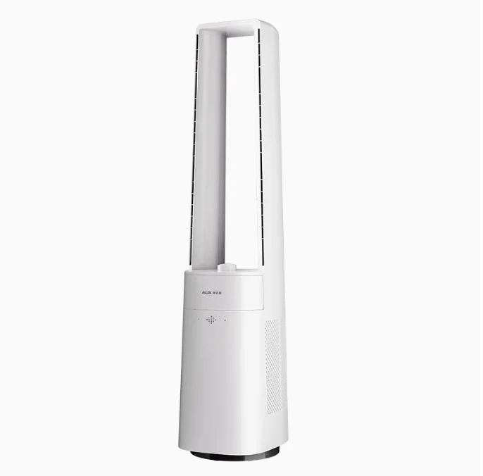 מאוורר מגדל ללא להבים עם שלט רחוק 120 °   מסנן אוויר תנועה לחדר תינוק / דורם מאוורר רצפה שקט עם חיטוי