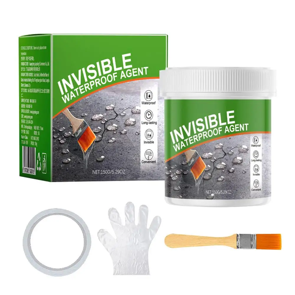 Description Picture 2 of item150g/300g/500g Transparent Repairing Leak Waterproof Adhesive Strong Bonding Sealant Invisible Waterproof Anti-Leakage Agent