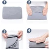 Inflatable Foot Rest Pillow For Travel Portable Adjustable Three Layers Height Stool For Foot Rest Leg Cushion Pillow 4