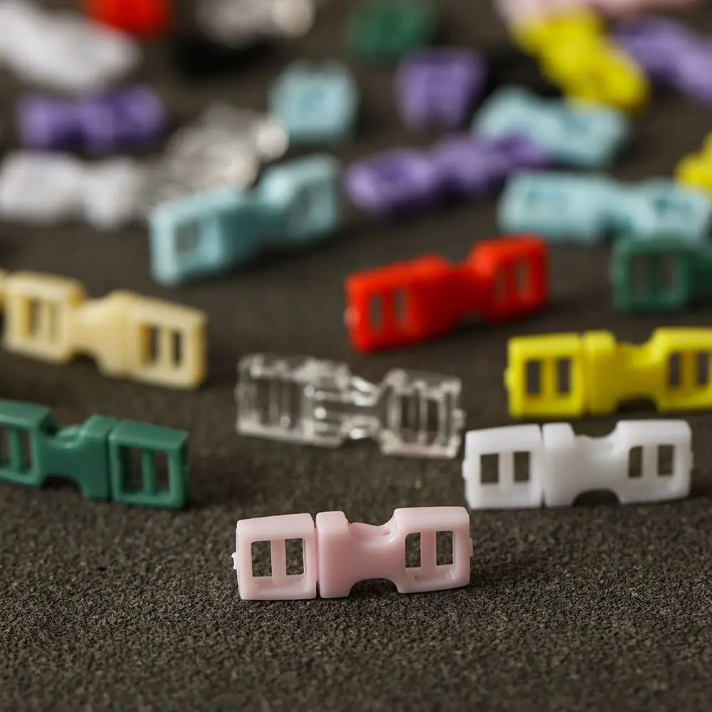 플라스틱 웨빙 액세서리 DIY 팔찌 미니 버클, 수제 배낭 단추 개 목걸이 스트랩, 인형 가방 버클, 20 개