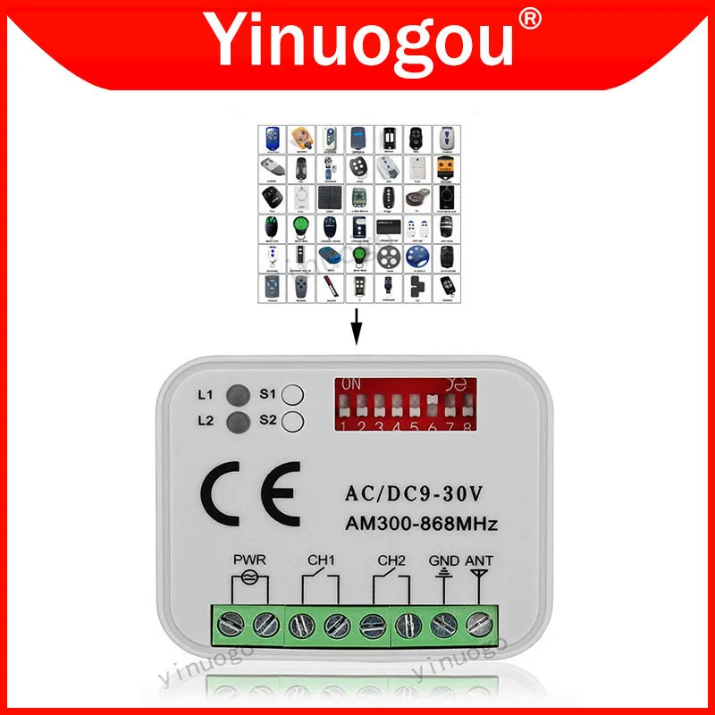Garage Door Opener Garage Remote Control Garage Gate Remote Control Receiver