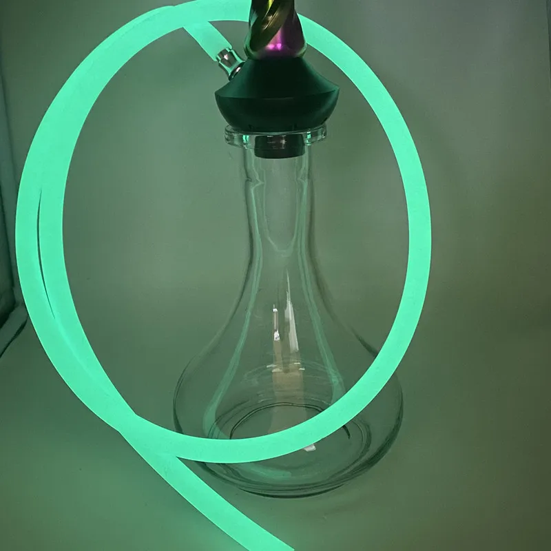 Tubo Luminoso In Silicone Glow In Dark Narghilè Shisha Soft Touch Chicha Nargile Accessori