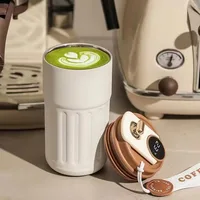 450ML Smart Travel Coffee Mug Display Led Temperature Thermos Mug Stainless Steel Insulated Thermos Bottle Portable Vacuum Flask 2