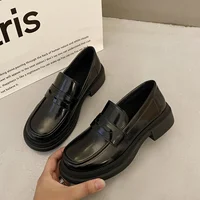 Brown Loafers Women Japanese School Students JK Uniform Shoes Round Toe Women Girls Retro Round Toe Lolita Cosplay Shoes Mujer - Image 2