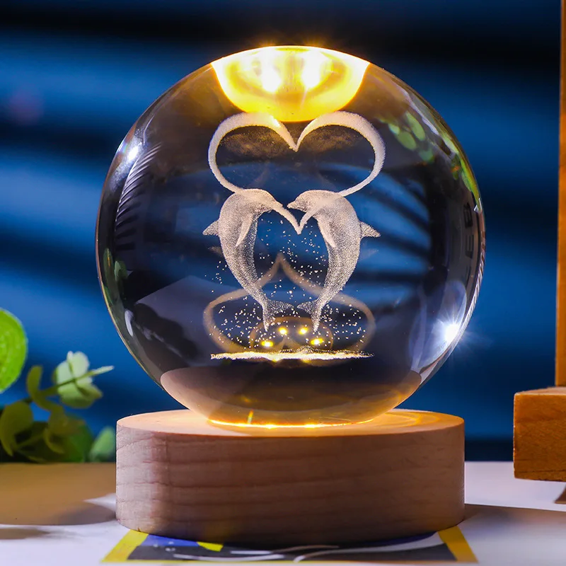 LAMPADA LED 3D A FORMA DI LUNA USB LUNA LUCE REGOLABILE NOTTURNA CON FILO