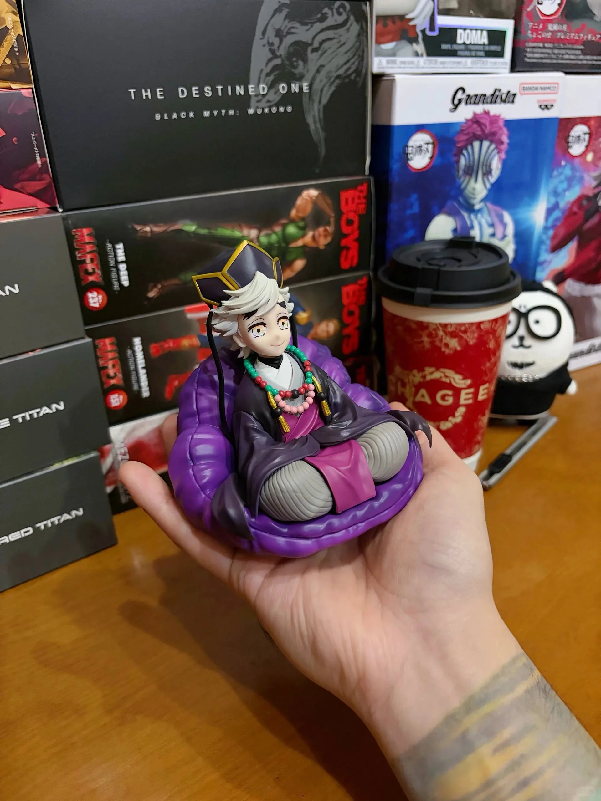 Demon Slayer Anime Actionfigur - Douma PVC-Modell Spielzeug Kimetsu No Yaiba Noodle Stopper Anime Figur Actionfiguren Sammlung – Detail 12