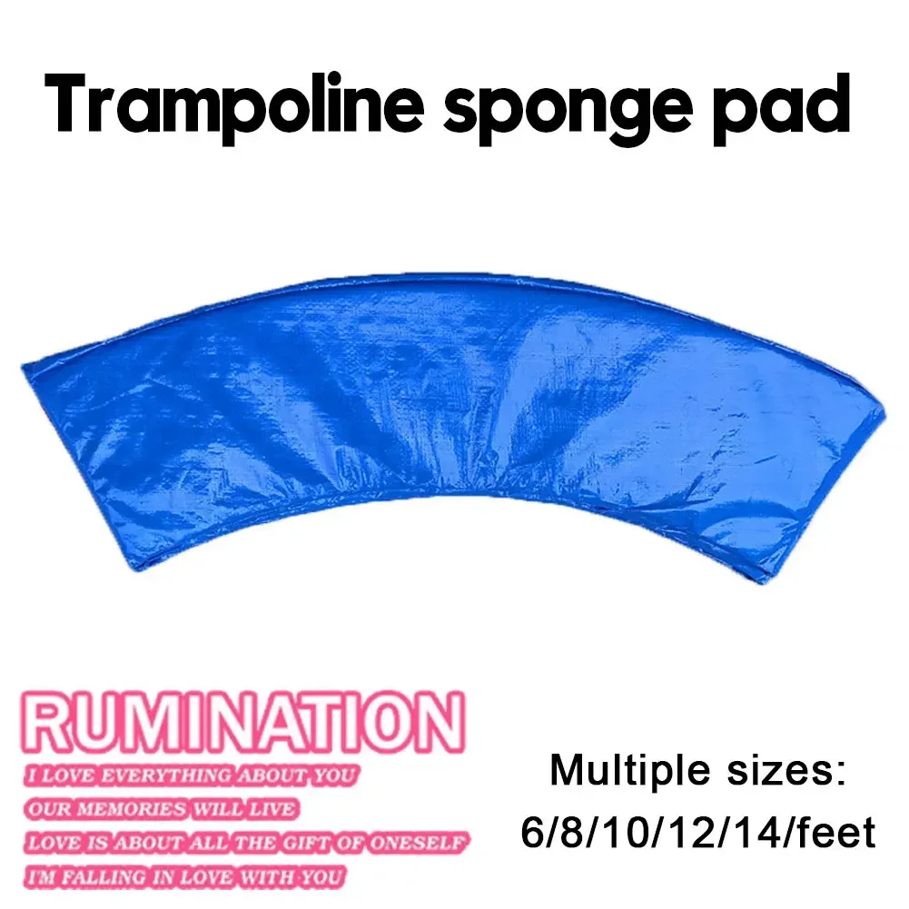 Trampoline Protective Cover Waterproof Round Trampoline Replacement Safety Pad Spring Mat Cover Fits 6ft 8ft 12ft 14ft Frames Round Frame Cushion