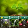 3 in 1 Soil PH Meter Sunlight PH Tester Garden Flowers Soil Moisture Sensor Meter Plants Acidity Humidity PH Monitor Detector 3