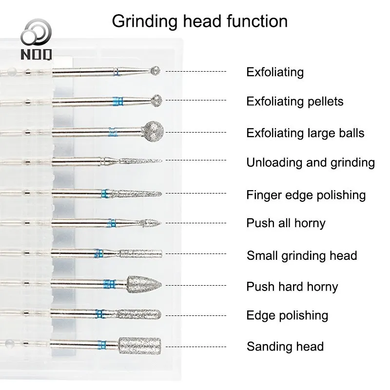 

Набор фрез для маникюра из нержавеющей стали, 10/30 шт.