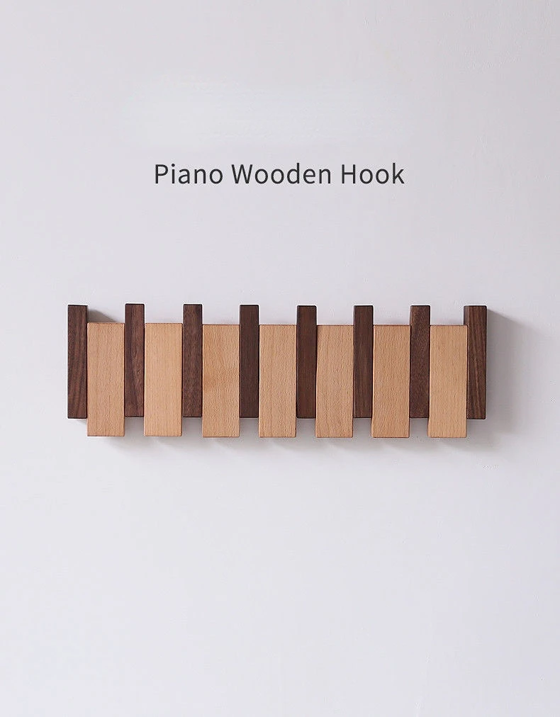 Simplicity Piano Key Coat Rack