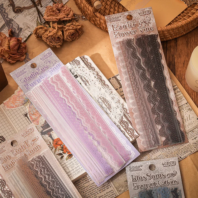 Lace Aesthetic Sticker Set 3