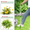 39inch Weed Puller Stand Up Handle Manual Weed Removal Tools Long Hand Tool with Stainless Steel Claw Sturdy Lightweight Pulling 6
