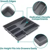 Drawer Kitchen Drawer Organizer Silverware Holder Utensil Organizer Cutlery Organizer Tray Plastic Flatware Organizers 4