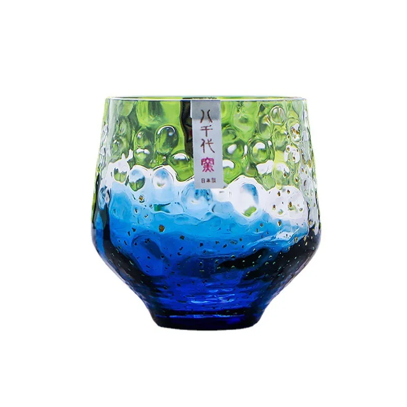 

Whisky Glass Wine High-end Full Sky Star Glass Cup Japanese Style 8000 Generation Kiln Starry Sky Cup Net Red Crystal Gold Foil