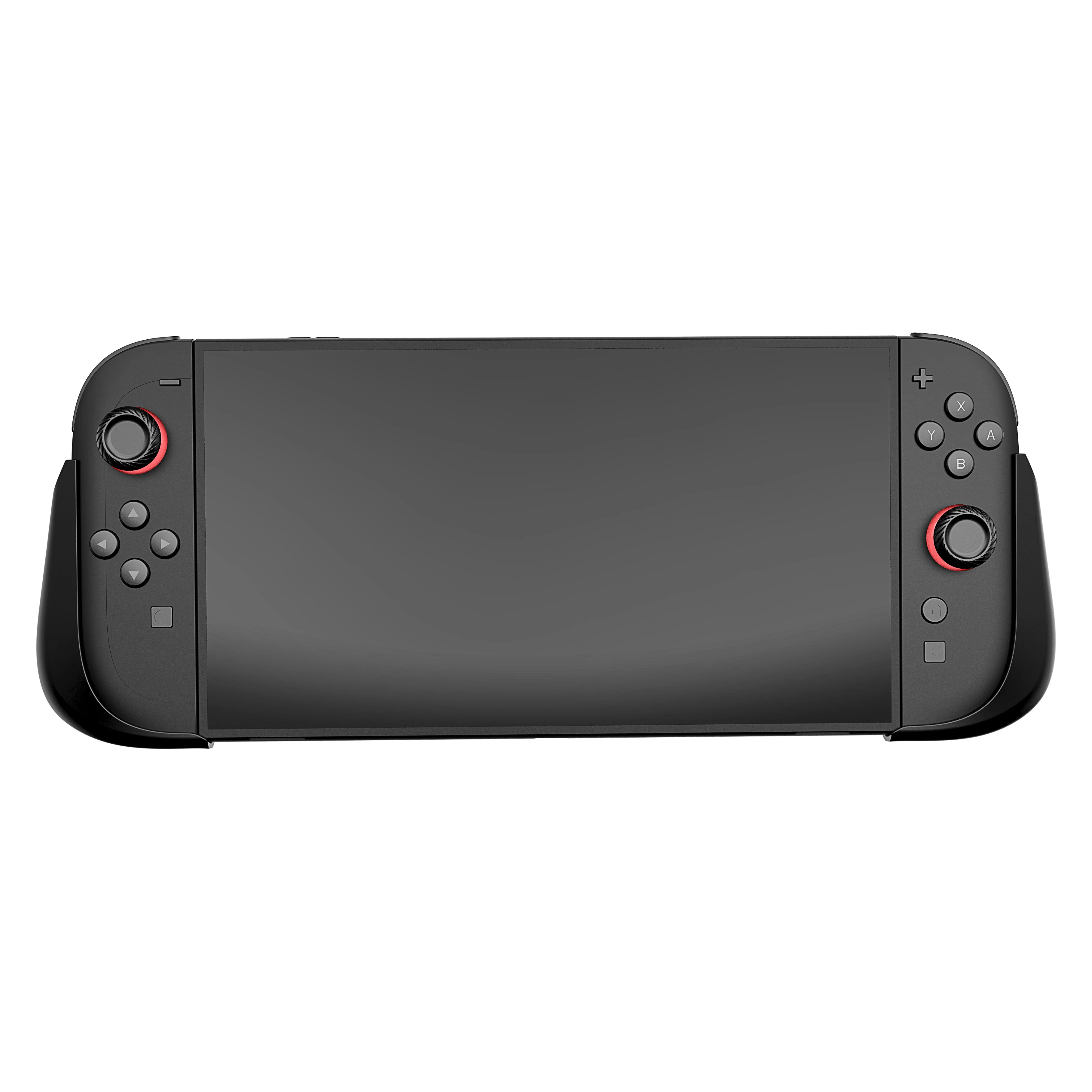 Ergonomic TPU Hand Grip with Game Card Case & Extra Grip Pads