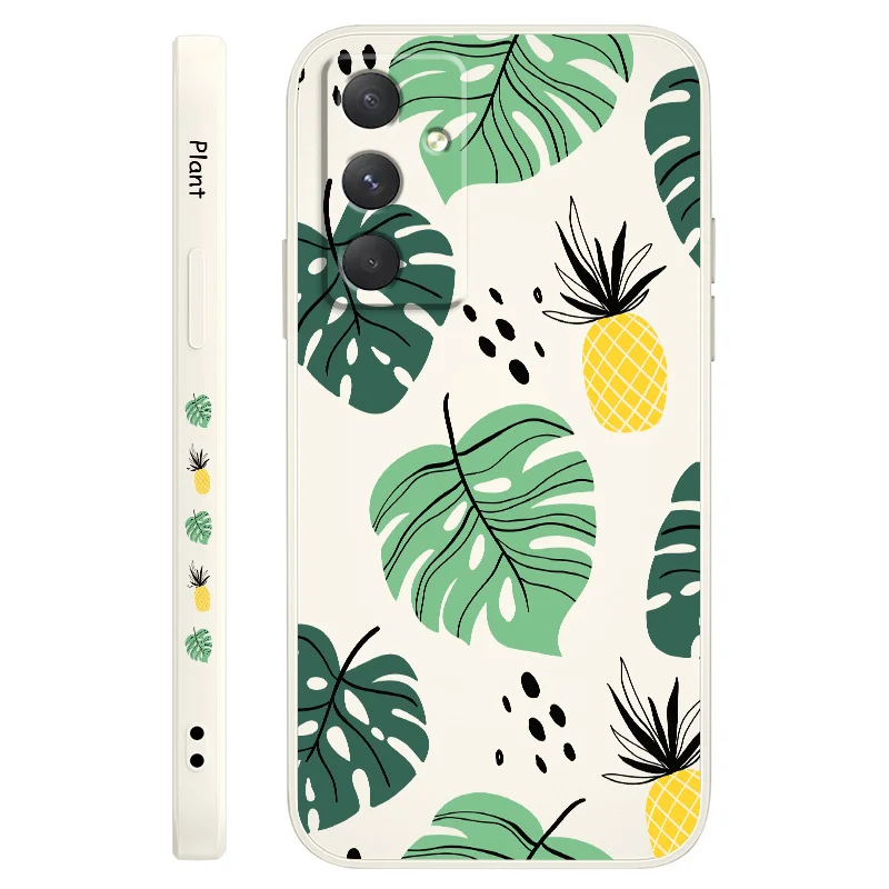 Tropical Pineapple Leaves Phone Case
