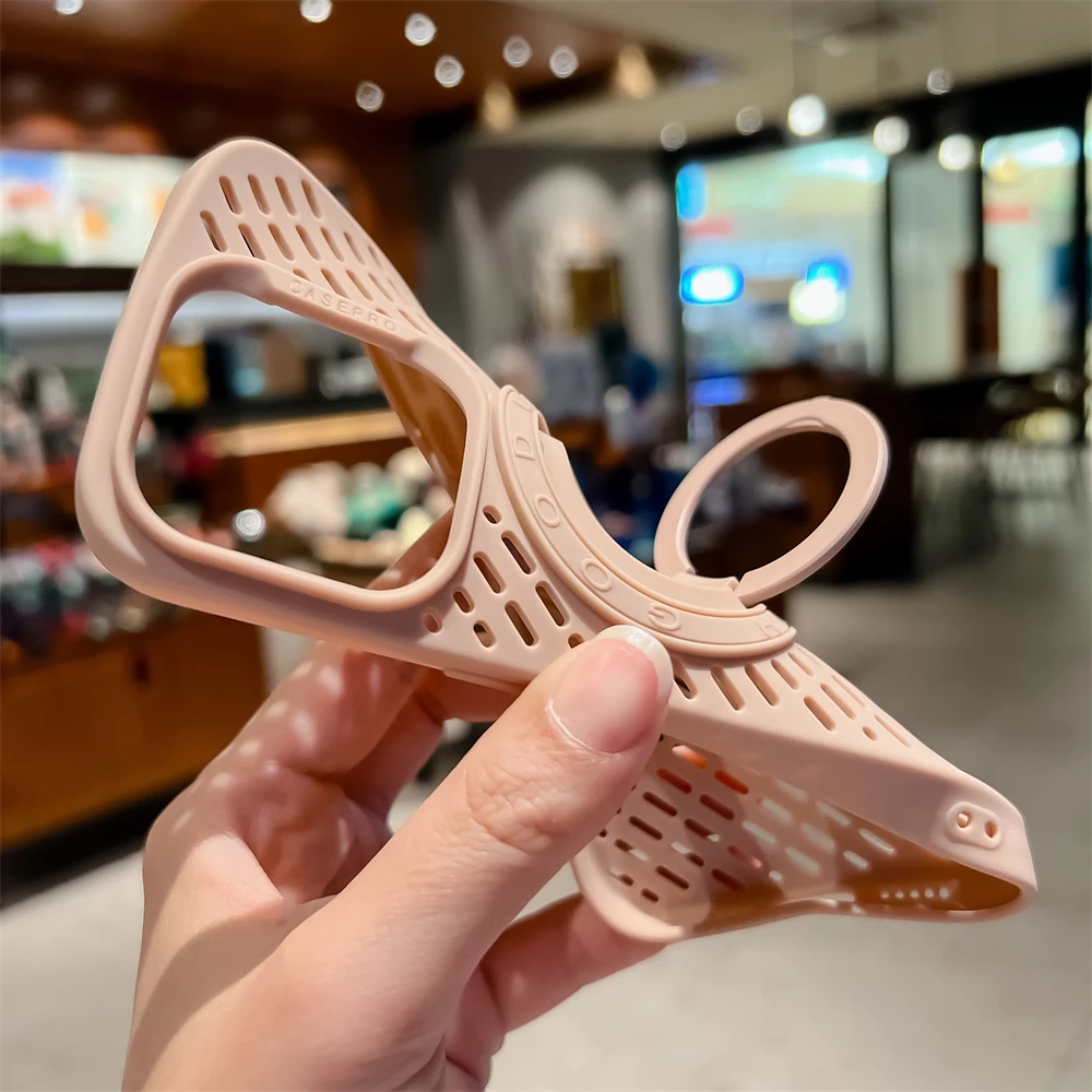 Magnetic Cooling Heat Dissipation Silicone Phone Case with Stand
