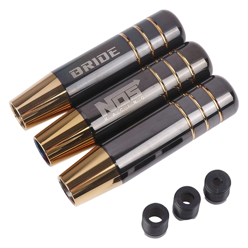 

Универсальные аксессуары 13cn, рычаг переключения передач сгоревшего золота и черного цвета, алюминиевая рукоятка переключения передач, гоночная ручка переключения передач, Рычажная головка