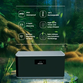 EZsolar Balcony Solar System Tuv Wifi Controller Used For Solar Energy Systems On Apartment Balconies With Battery