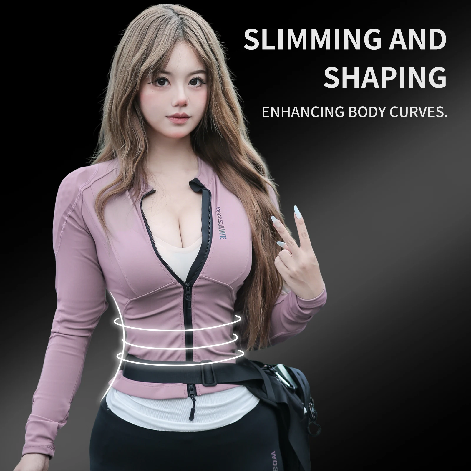 WOSAWE 여성용 오토바이 재킷 여름 봄 통기성 스트리트 라이딩 모토크로스 오토바이 의류 등, 어깨, 팔꿈치 보호대 포함