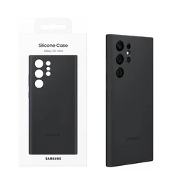 Durable Silicone Shockproof Protective Case for Samsung Galaxy S22 Ultra (Black)