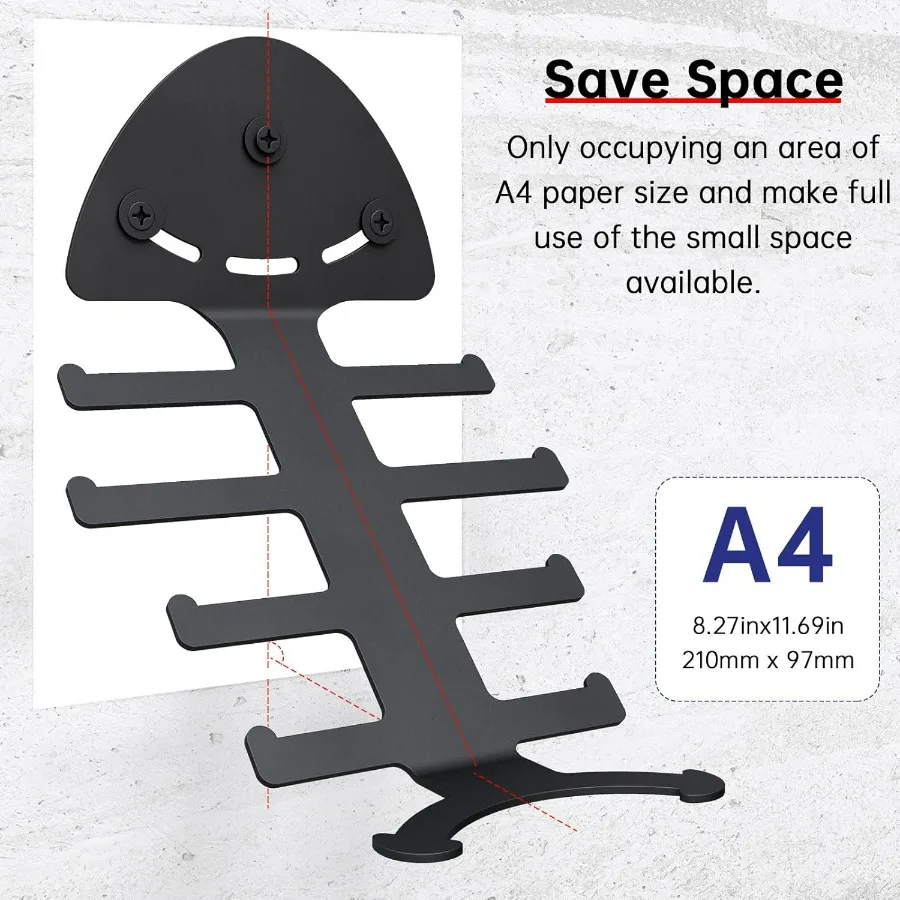 Exercise Resistance Band Rack, Resistance Bands Storage Hanger Gym Equipment Organizer Rack for Pull Up Bands, Multi-Purpose Gym