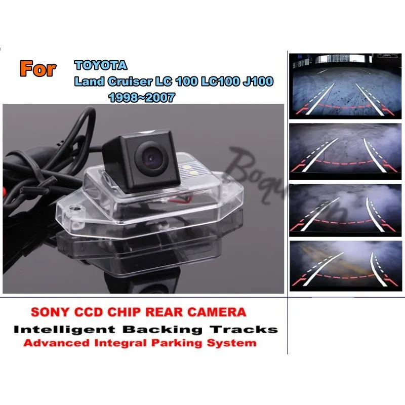 

CCD для TOYOTA Land Cruiser LC 100 LC100 J100 1998 ~ 2007/Интеллектуальная парковочная камера для автомобилей с модулем следов/задней камерой
