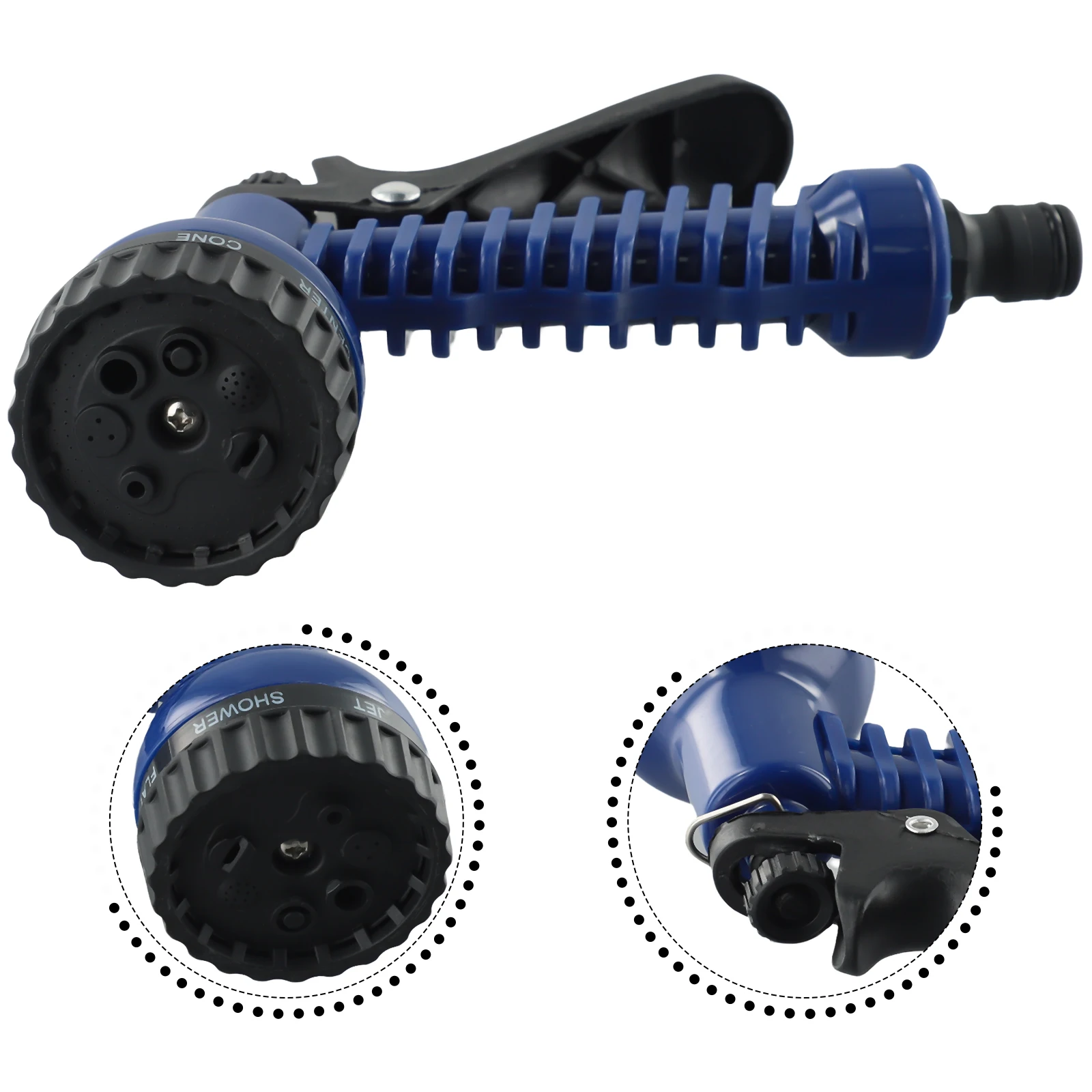 Portable High-pressure Water Gun Garden Hose Spray Attachment Hozelock Nozzle Garden Water For Car Cleaning Gardening garden irrigation nozzle garden sprayer nozzles pressure washer nozzle