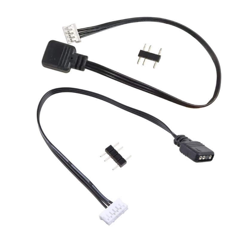 

Для адаптера контроллера вентилятора Coolmoon, кабель 4Pin/6Pin на 5V ARGB 3Pin Converter