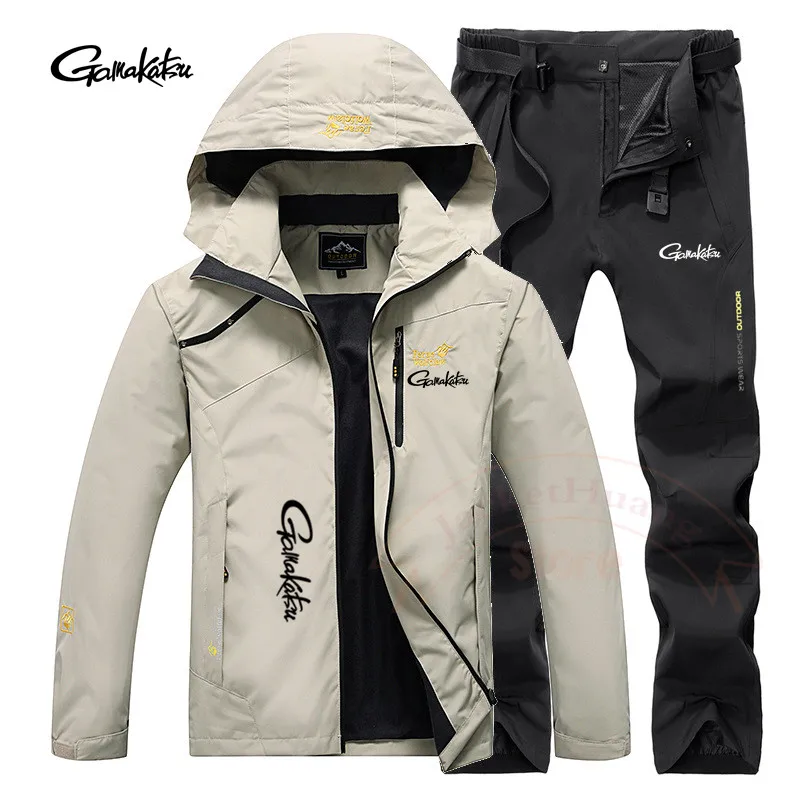 Gamakatsu Fishing Suits Men Windproof Waterproof Warm Suits Outdoor Sport  Travel Camping Cycling Hiking Fishing Jacket - AliExpress