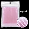 100pcs crystal pink
