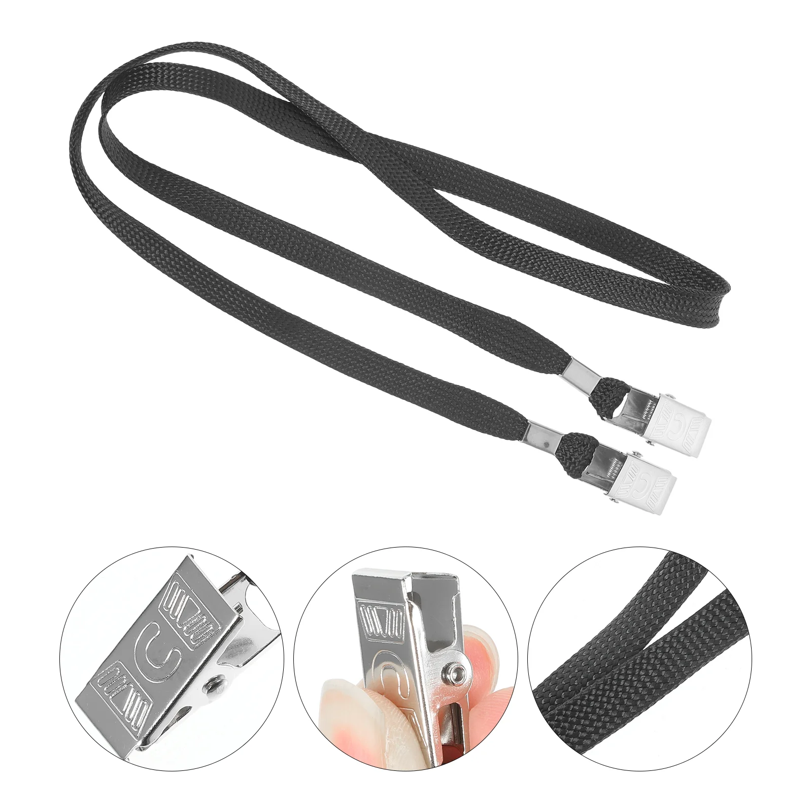 

10 Pcs Hat Windy Clips Napkins Boating for Holder Travel Stainless Steel Sun Retainer Work Lanyards