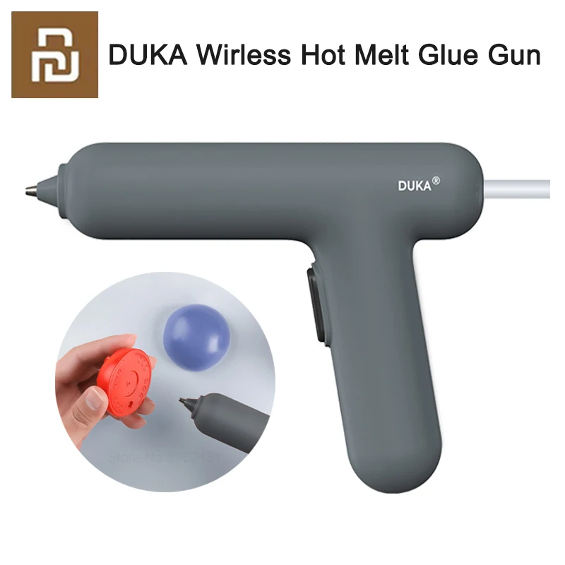 

Youpin DUKA EG1 Hot Melt Glue Gun Cordless Mini Industrial Guns Heat Temperature Thermo Electric Repair Tool with 7mm Glue Stick