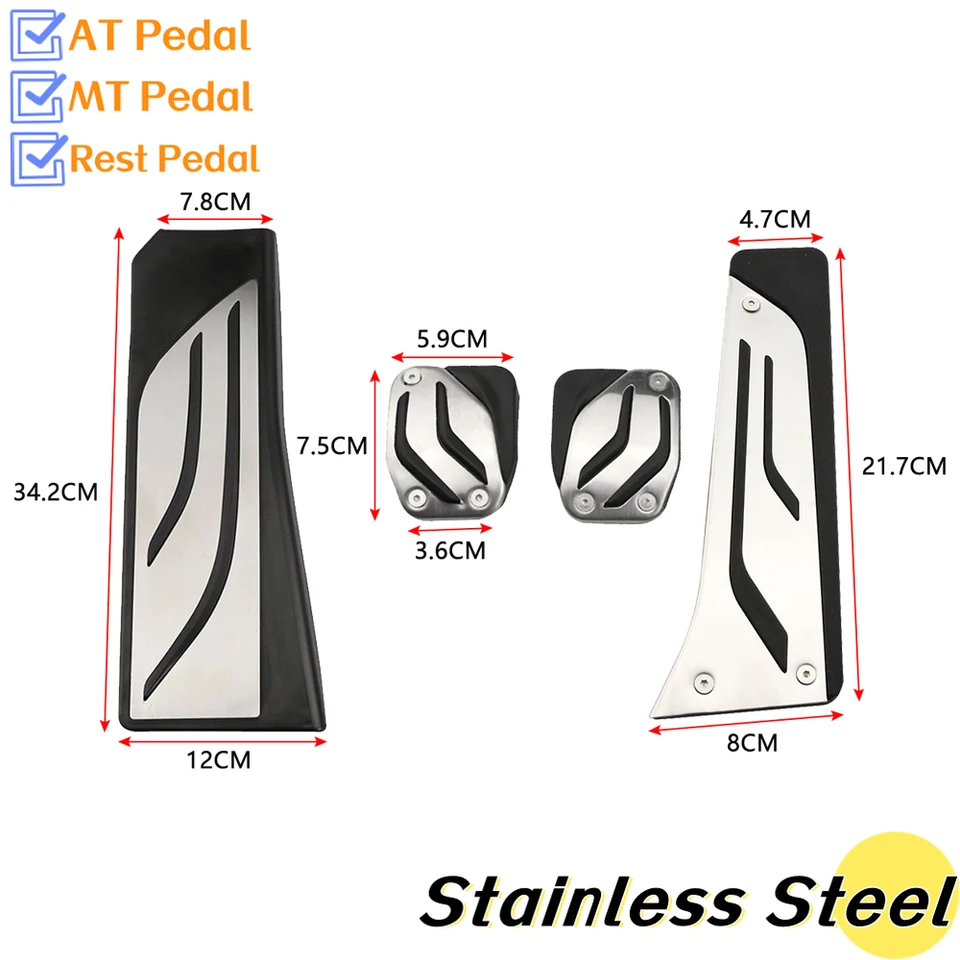 GZYF Pédale D'accélérateur Et Pédale De Frein Pour BMW Série 1 2 3 4 5