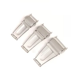 Set of 5 Stainless Steel Solid Folding Butterfly Watch Clasps (9 - 22mm) (13mm)