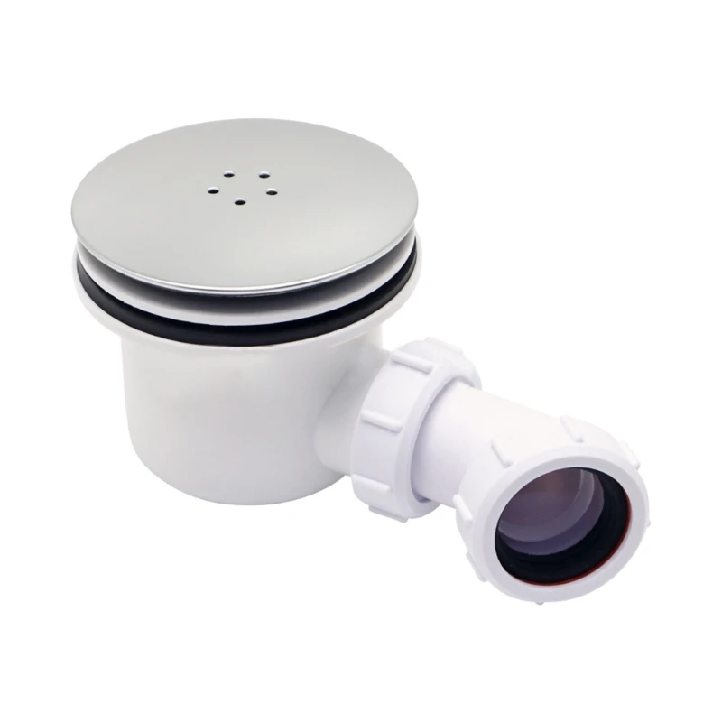 Elegant Shower Drain Trap Plastic & Metal Shower Tray Waste 90mm Bathroom Spare