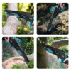 Gisam 8 Inch Brushless Electric Saw Cordless Handheld Garden Wood Logging Pruning Chainsaw Power Tools for Makita 18V Battery 2