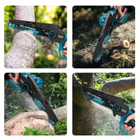 Gisam 8 Inch Brushless Electric Saw Cordless Handheld Garden Wood Logging Pruning Chainsaw Power Tools for Makita 18V Battery 2
