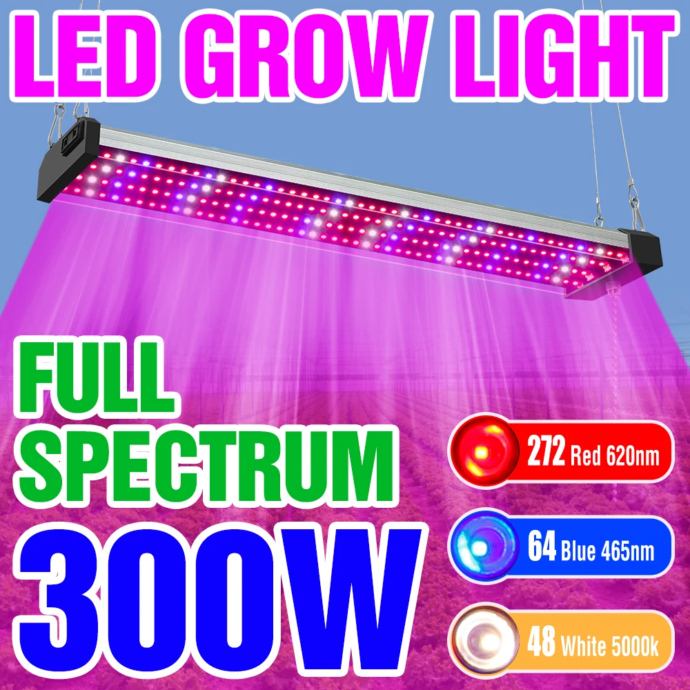 Full Spectrum LED Grow Lights Phytolamp For Plants Hydroponics Growing System Phyto Lamp Greenhouse Tents LED Cultivation Light