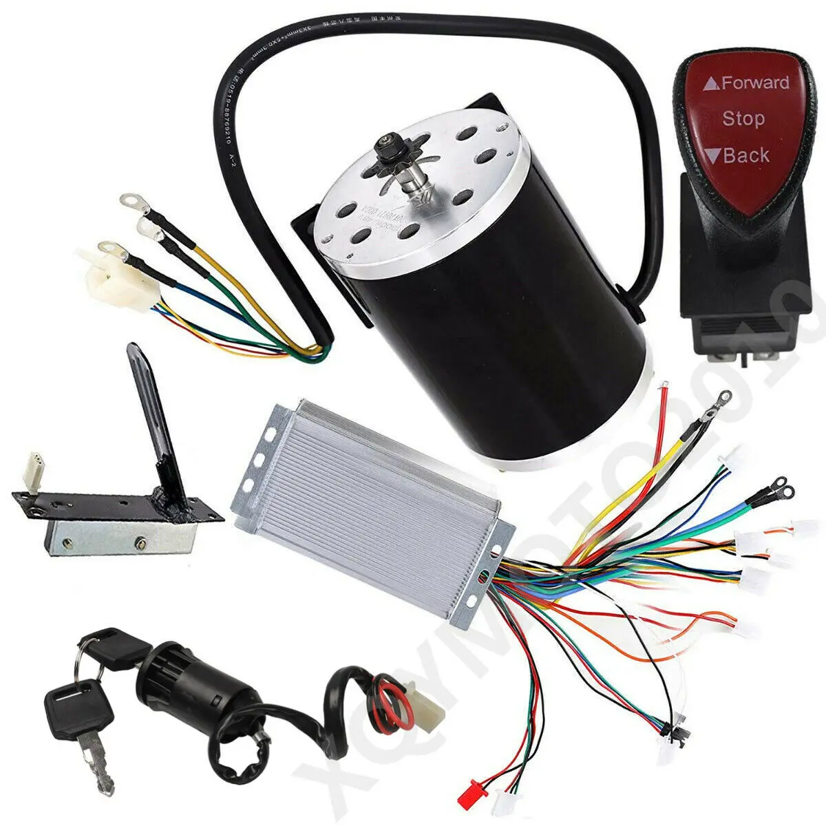 

48V 1800W Brushless Electric Speed Motor Controller Foot Pedal Wire Harness Kit