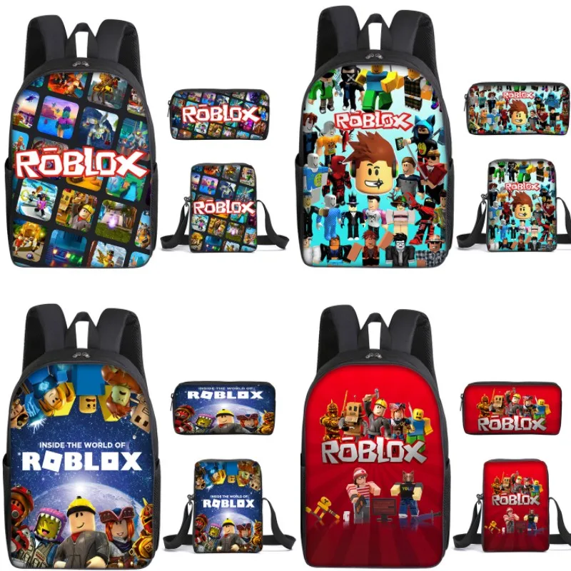 ROBLOX-Mochila xadrez para crianças, bolsa escolar para mulheres, mochila  para adolescentes, mochilas escolares, bolsa estudantil de lona para menino  e menina - AliExpress