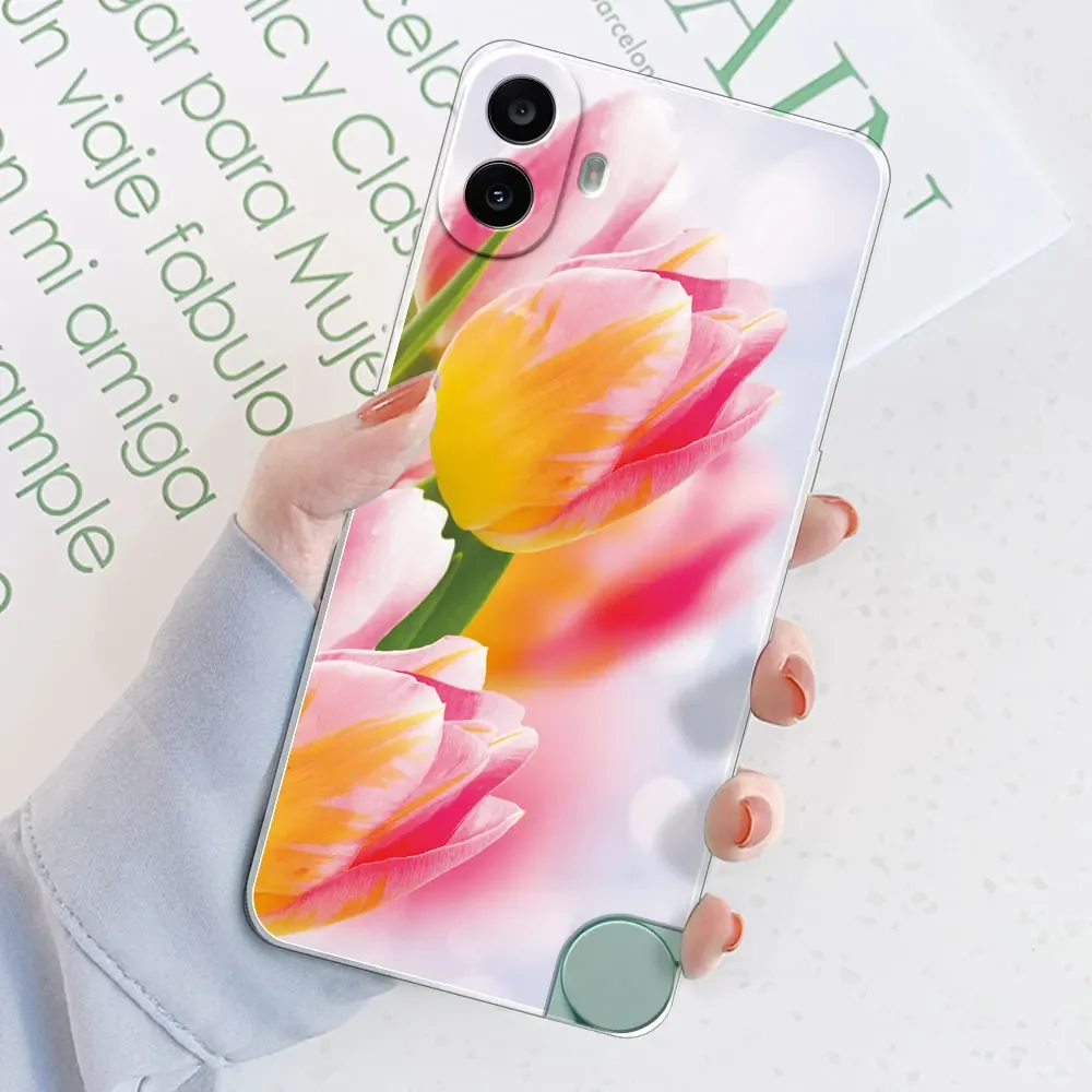 Clear Shockproof Fashion Print Soft Silicone TPU Phone Case