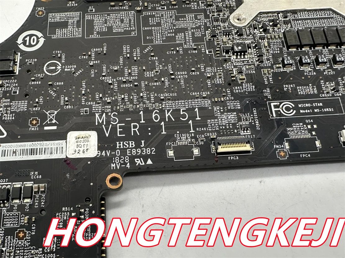 original Ms-16K51 For Msi Gs63 GS63VR Stealth Series laptop