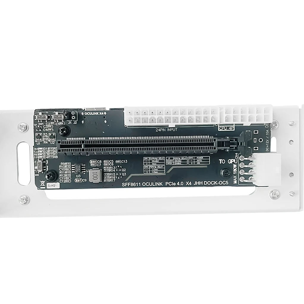 Laptop egpu Fall sff 4,0 oculink m.2 externe Grafikkarte gpu Halter Dock PCIE x 4 Gen4 für Notebook gdp nuc Adapter karte – Detail 15
