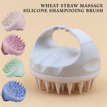Massaggiatore per cuoio capelluto Spazzola per shampoo Lavaggio dei capelli Spazzola per cuoio capelluto Massaggiatore per cuoio capelluto in silicone morbido Pettine per capelli per rimozione forfora Spazzola per shampoo