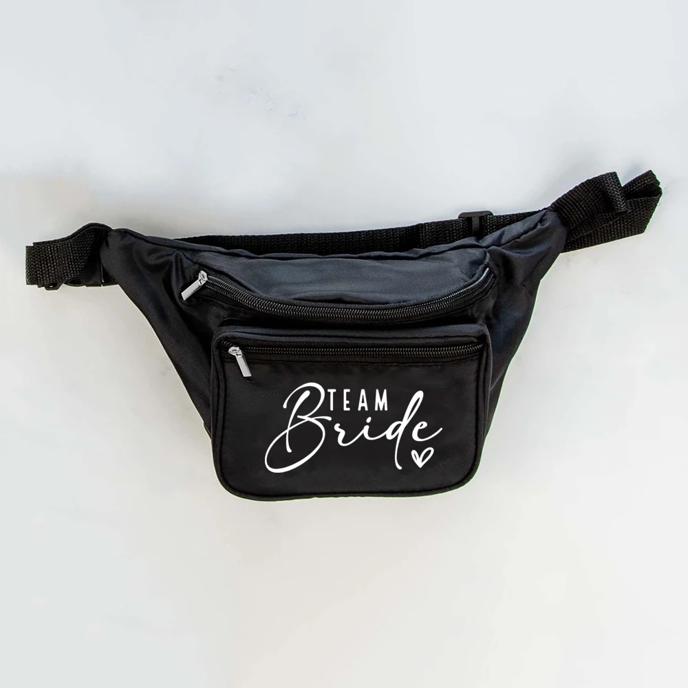 Bachelorette Fanny Pack Party Favors Bridesmaid Proposal Adjustable Bride Babe Waist Bag Bridal Shower Wedding Decoration 6