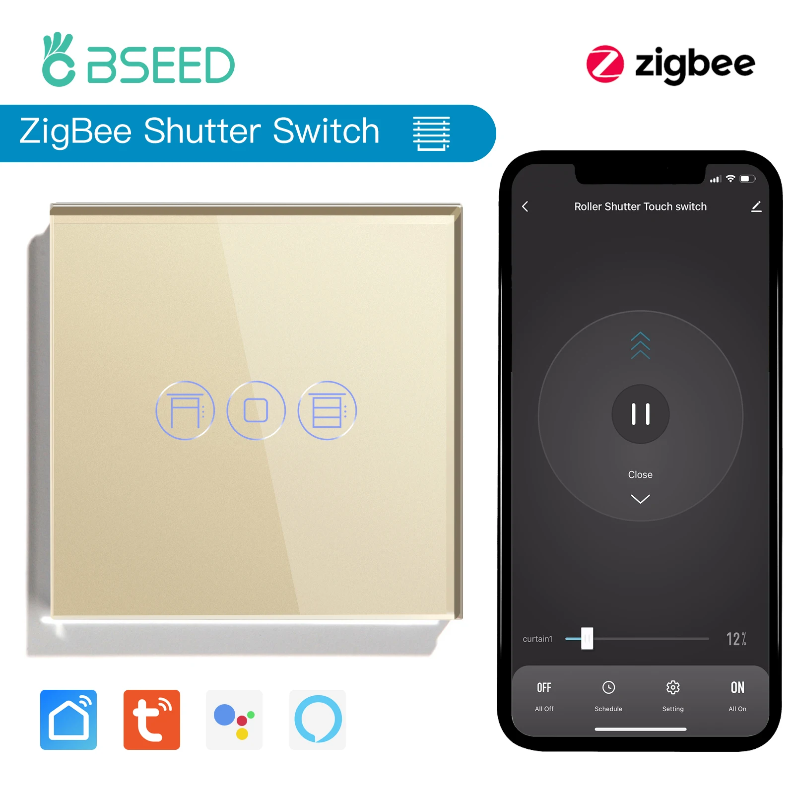 Zigbee Shutter Gold