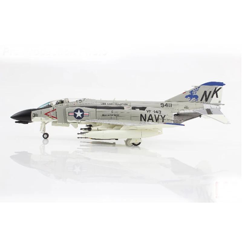 

Die cast US F-4B Ghost Fighter Militarized Combat 1:72 Proportional Alloy and Plastic Simulated Men's Gift