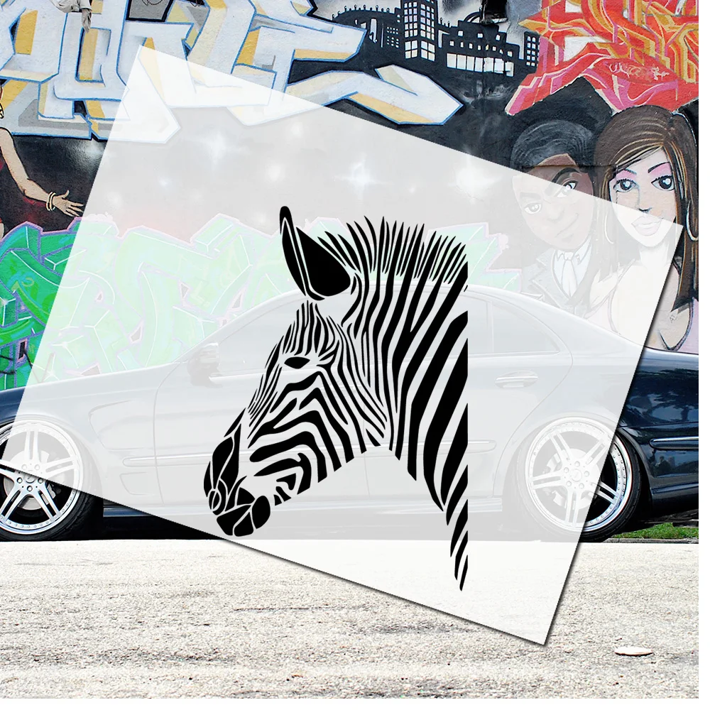 DiyzebracarStickersVoitureDieCutDecalBumperStickerForWindows